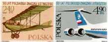 50 lecie polskiego znaczka lotniczego