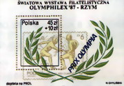 Swiatowa Wystawa Fialtelistyczna \'Olymphilex 87\' w Rzymie
