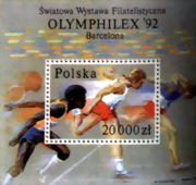 Swiatowa Wystawa Filatelistyczna \'Olymphilex 92\'